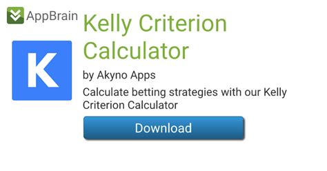 Free Kelly Criterion Calculator .